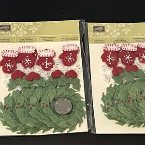 Stampin' Up! Stitched Felt Winter Wishes Embellishments